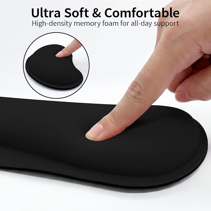 Black - 2 Wrist Rest