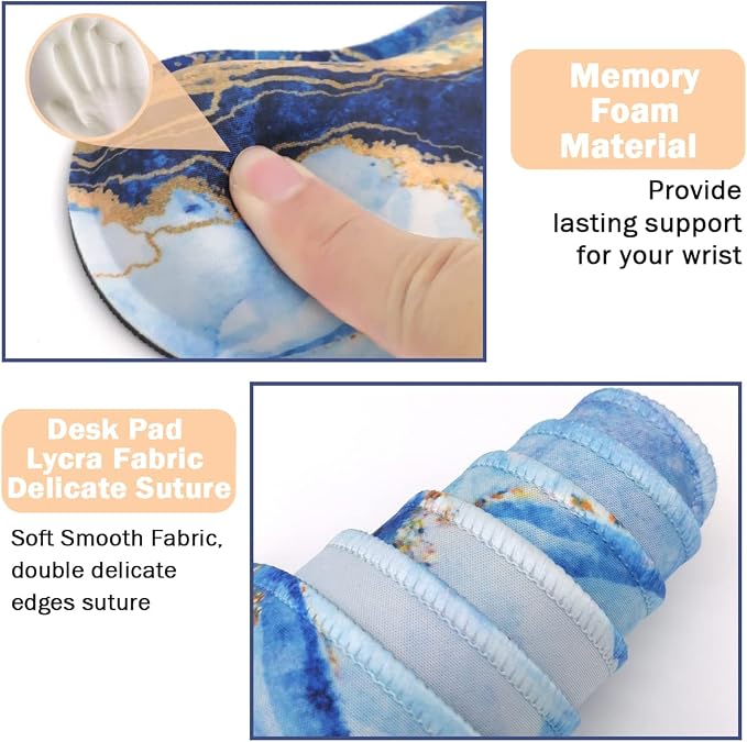 Blue Gold Marble
