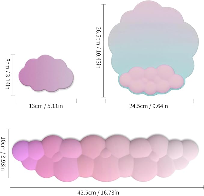 Cyan/Pale Purple/Pink