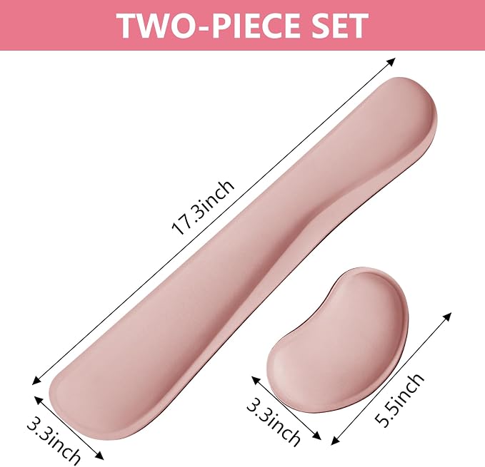 Pink - 2 Wrist Rests