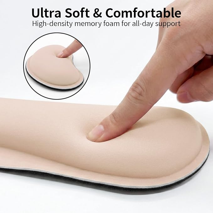 Beige - 2 Wrist Rest