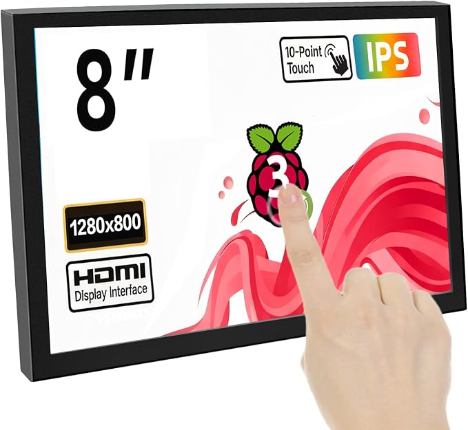8 inch touch monitor