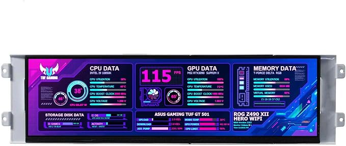 12.7'' LCD for D41 PC Case