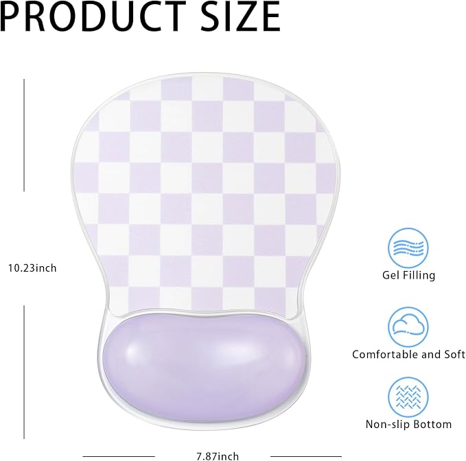 Purple White Checkered