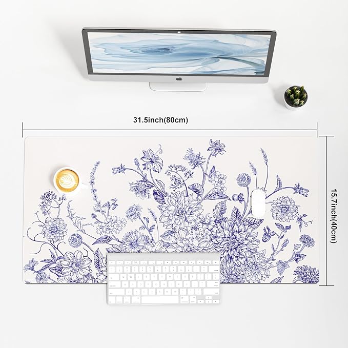 Vintage Blue Flowers