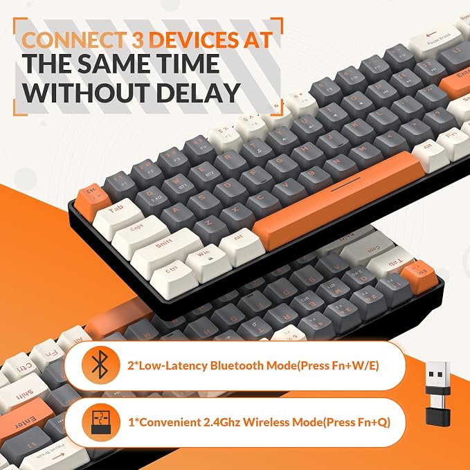 Grey & Orange/Red Switch