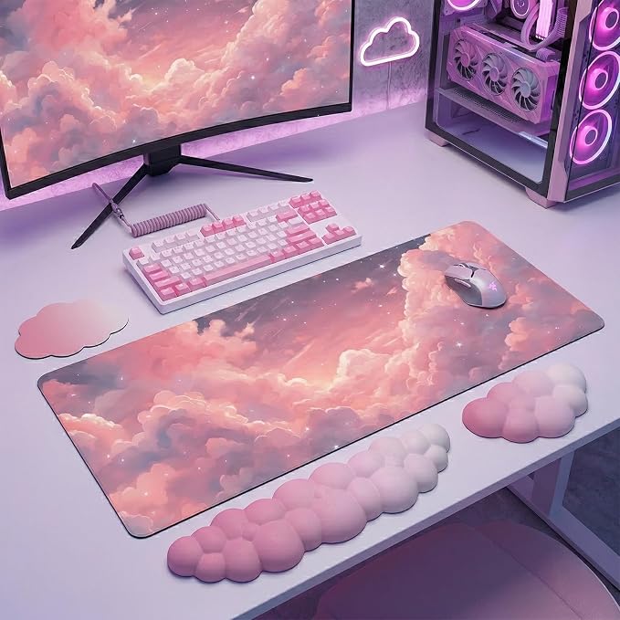 4pcs Pink Cloud