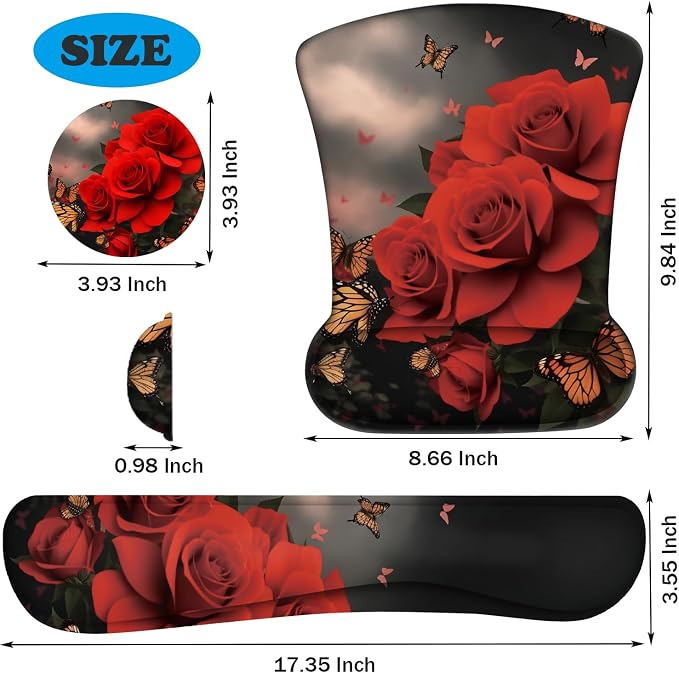 Flower Butterfly Pink Rose