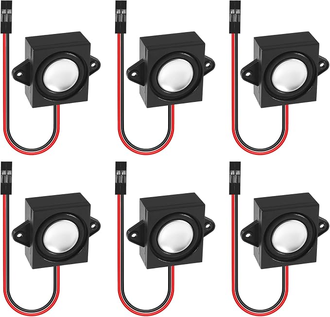 6Pcs 3W 8O Dupont interface(square)