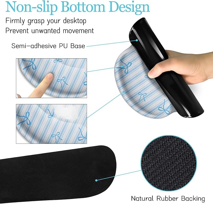 Bow Blue Stripes