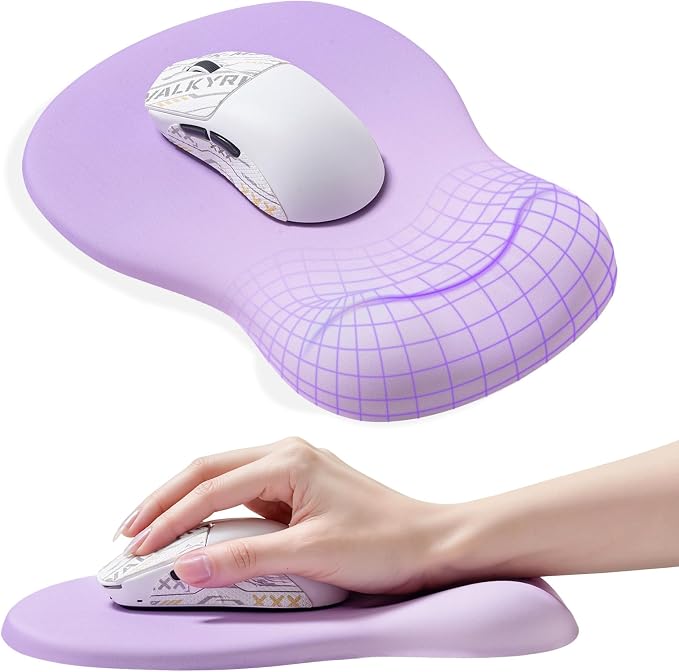 light purple mousepad wrist rest