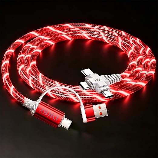 6IN1 Multi Ports LED Red