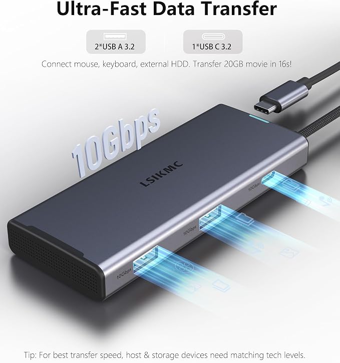 Grey 2 HDMI + 1 DisplayPort