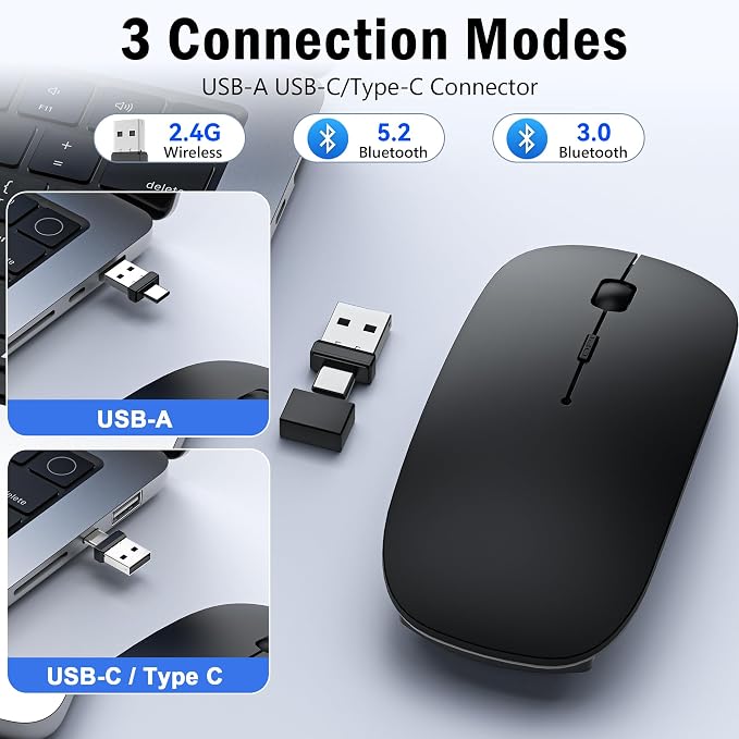 Wireless Bluetooth Mouse (Black)