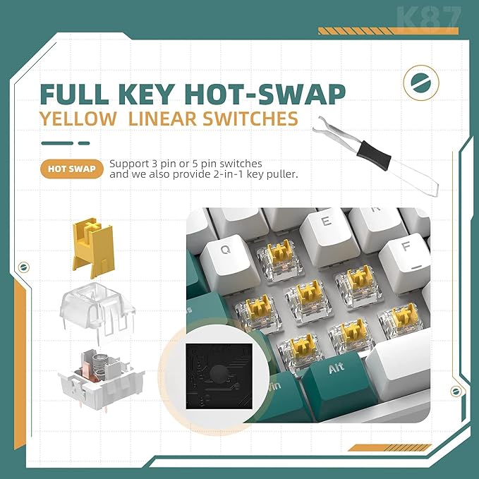 White green yellow switch