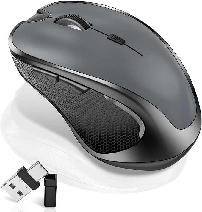 4.Bluetooth Wireless Mouse (Gray)