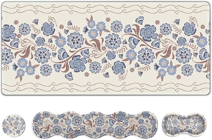 Vintage Blue Flower