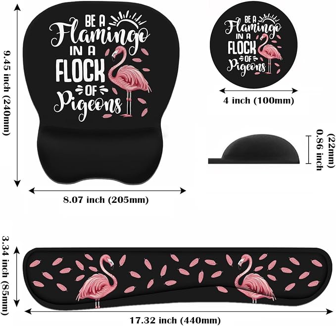 Inspirational Quote Be a Flamingo in a Flock Pigeons