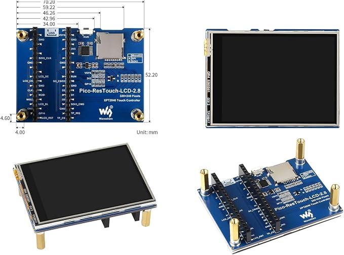 2.8inch Display for Raspberry Pi Pico