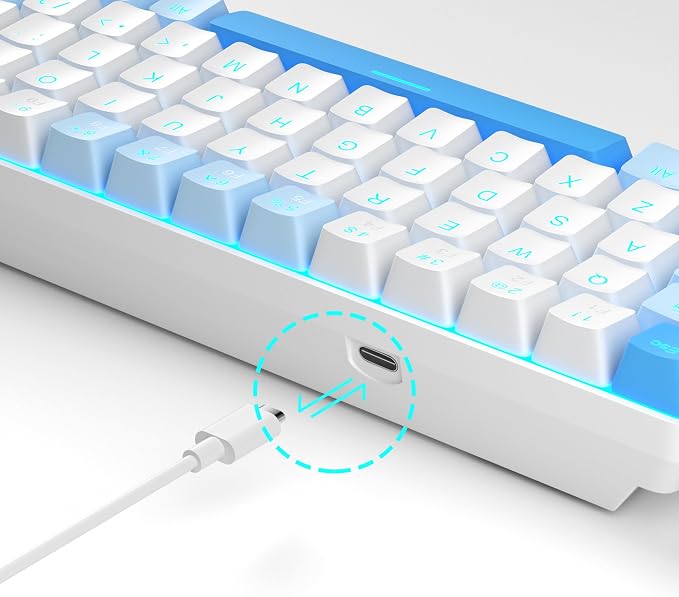Sky Blue/Red Switch