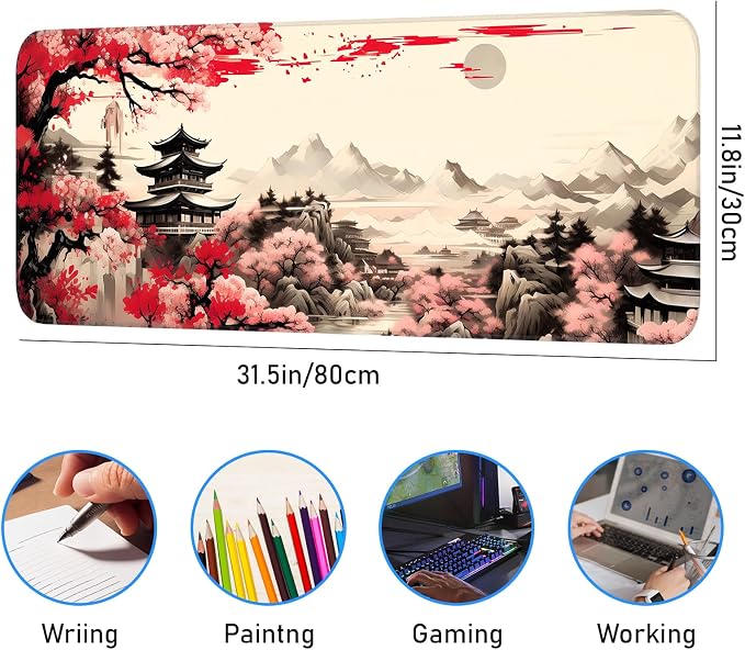 Japanese Watercolor Cherry Blossoms