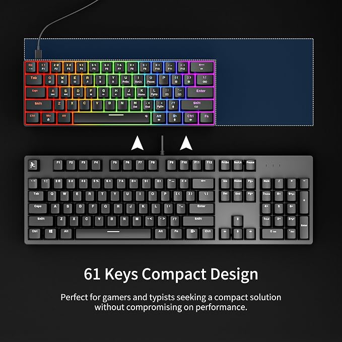 black keycaps-red switch