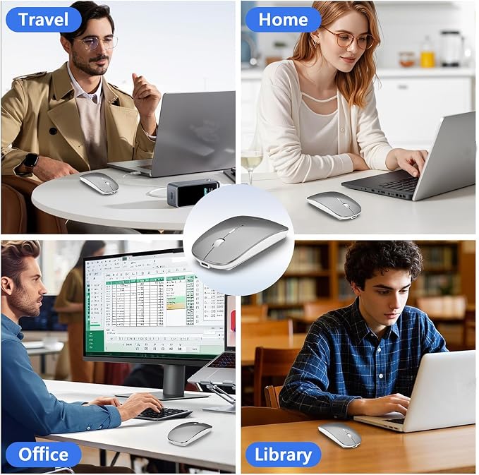 Wireless Bluetooth Mouse (Grey)
