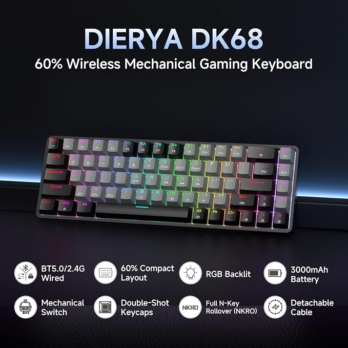 Black Grey/Red Switch