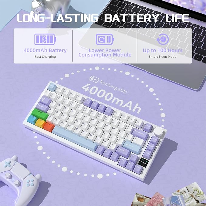 purple white blue-C02/flying fish switches