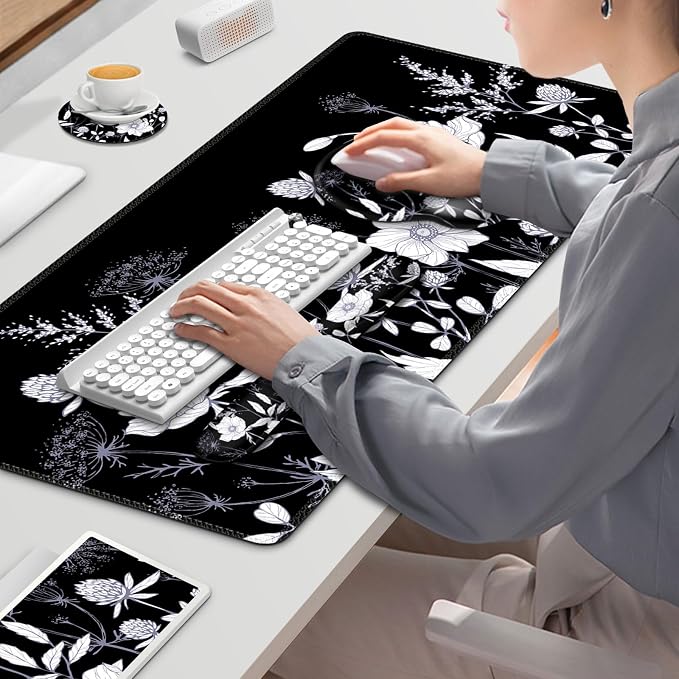 Black White Flowers