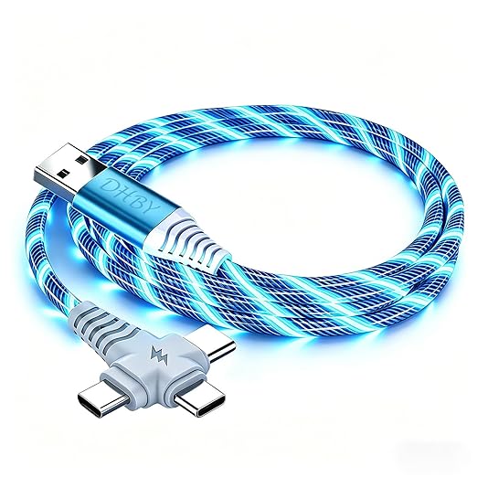 3IN1 Multi Ports LED Blue