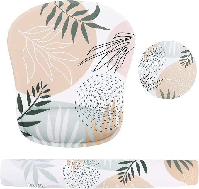 Boho Tropical Green Leaves