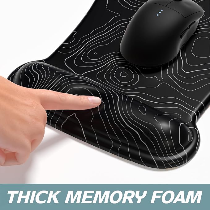 Topographic Contour Black