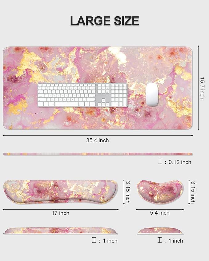 Pink Gold Marble