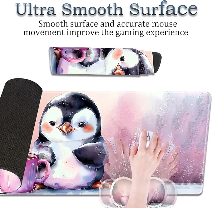 Watercolor Penguin Coffee