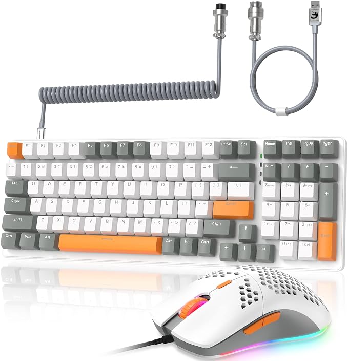 White-Red Switch&Mouse