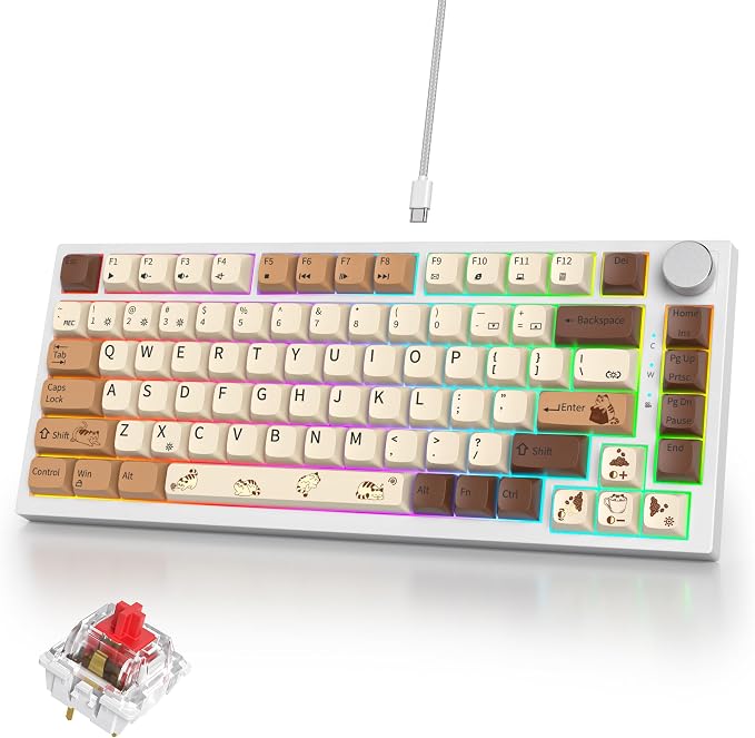 82 Coffee Cat/Red Switch