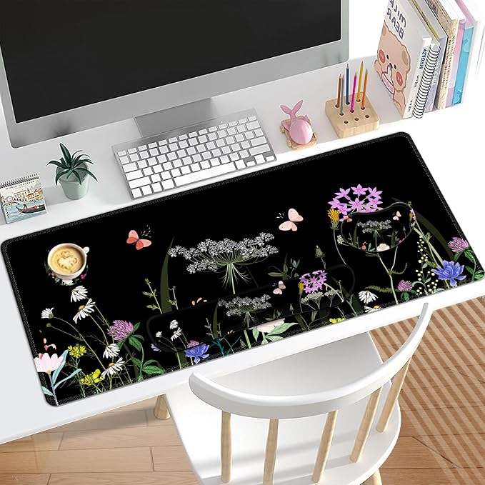 Black Garden Flower
