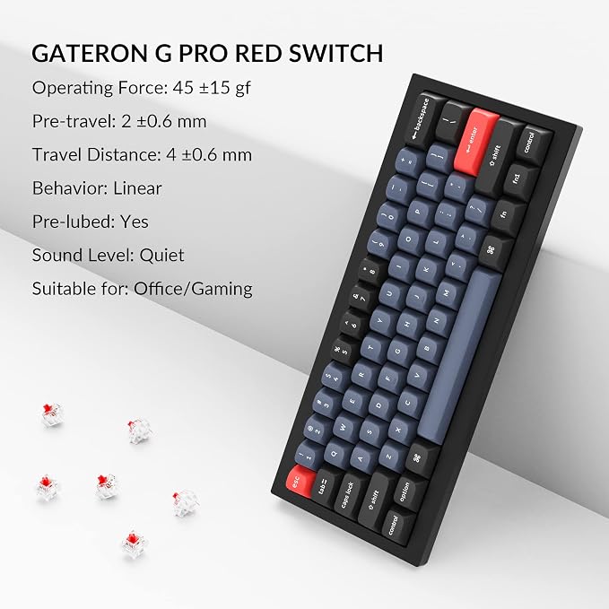 Hot-swap Gateron G Pro Red Switch