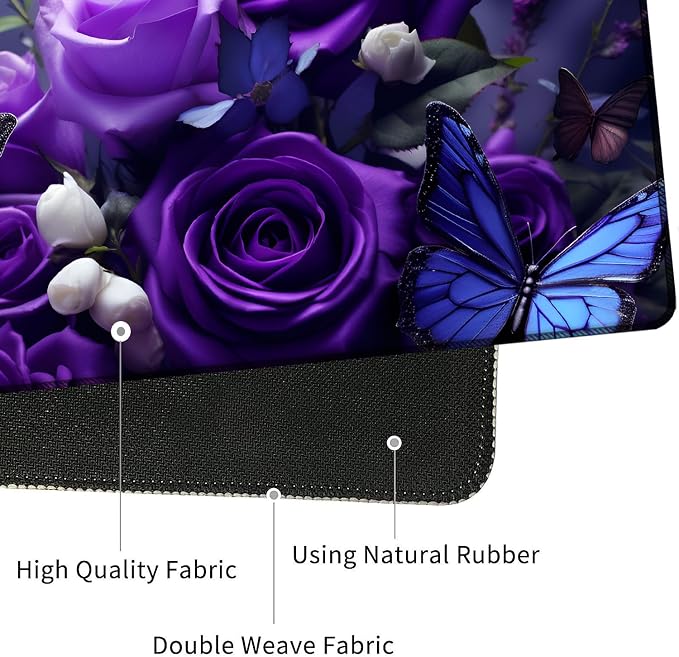 Purple Roses and Butterflies