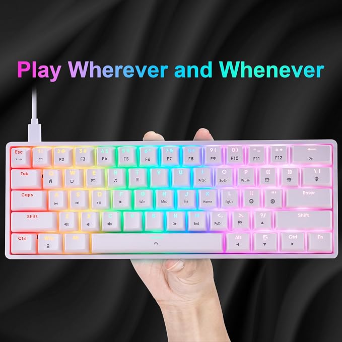 White, red switch
