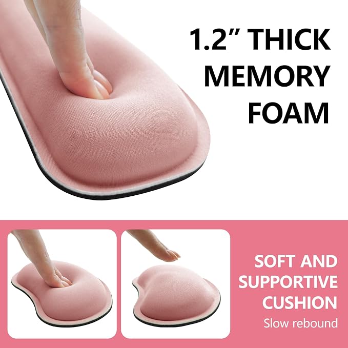 Pink - 2 Wrist Rests