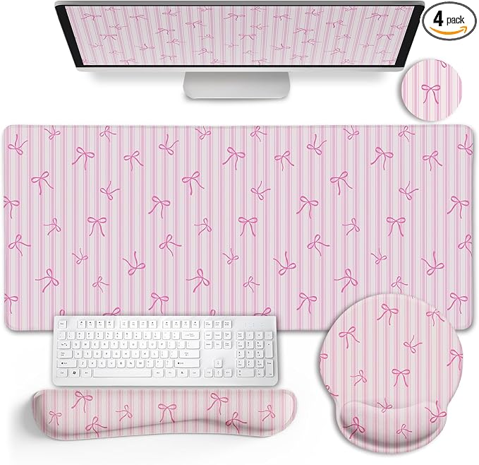 Bow Pink Stripes