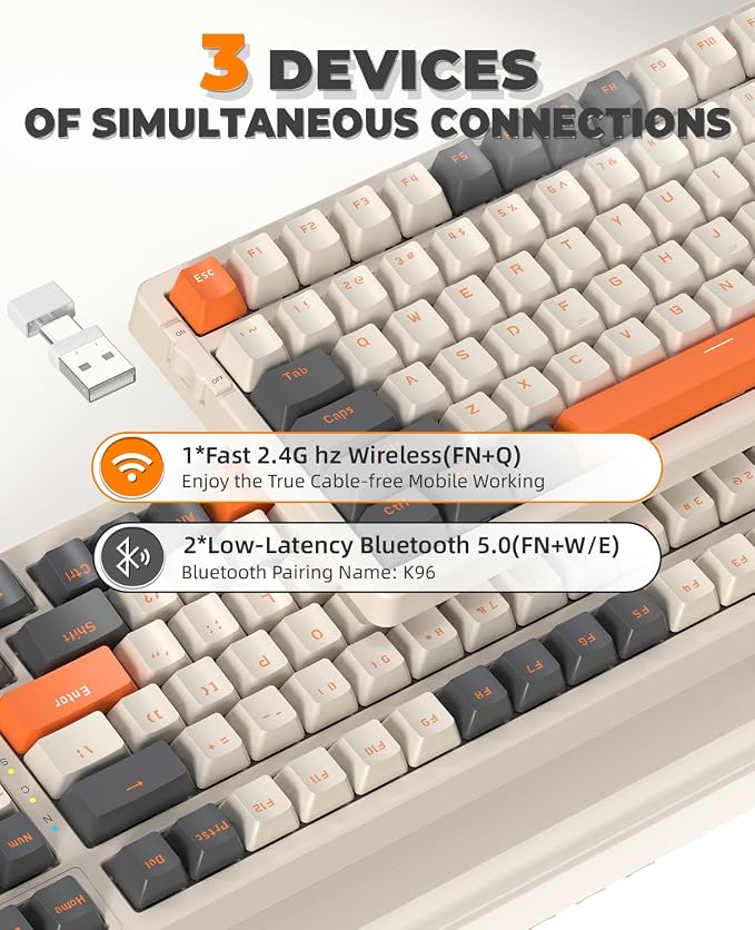 Off-white & Orange/Red Switch