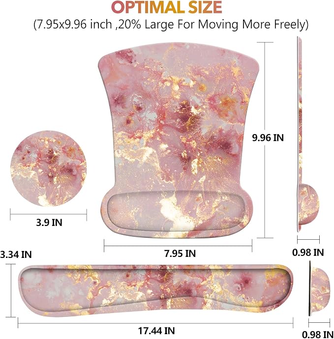 Pink Gilt Marble