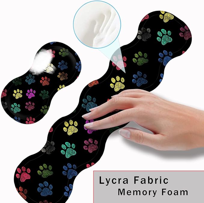 Colorful Paw Prints