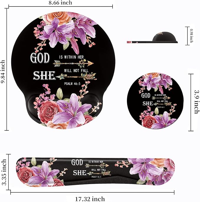 Flower Bible Verse Psalm 46-5