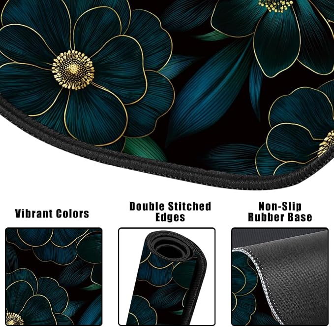 Blue-green Floral Pattern