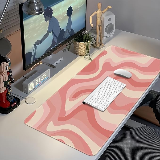 Pink Topographic
