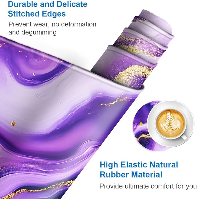 Purple and Gold Marble